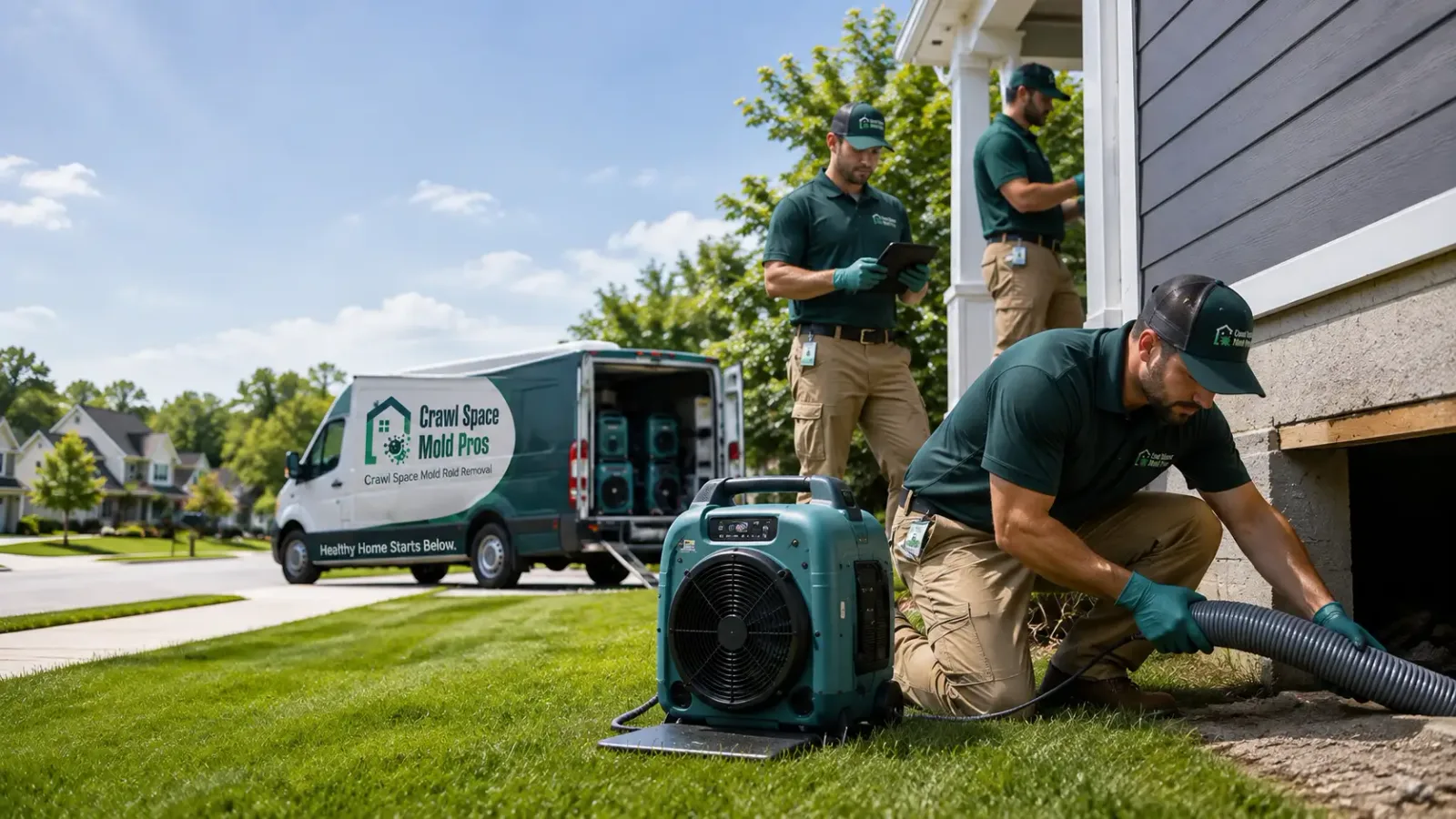 Crawl Space Mold Removal in Kootenai, ID